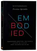 Embodied: Transgender Identities, the Church, and What the Bible Has to Say Paperback - Thumbnail 0