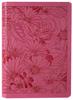 NLT Large Print Premium Value Thinline Bible Filament Enabled Edition Garden Pink Imitation Leather - Thumbnail 0