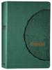 The Message Deluxe Gift Bible Large Print Green Imitation Leather - Thumbnail 0