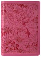 NLT Large Print Premium Value Thinline Bible Filament Enabled Edition Garden Pink Imitation Leather