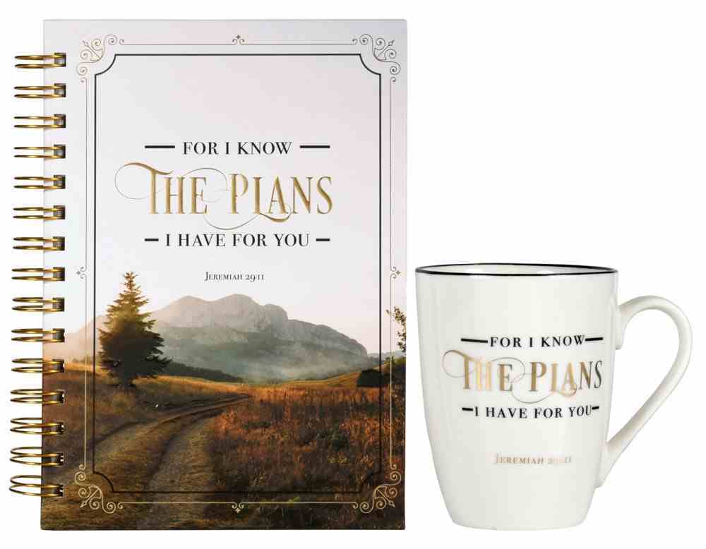 Boxed Gift Set: I Know the Plans Journal and Mug (Jer 29:11) Pack