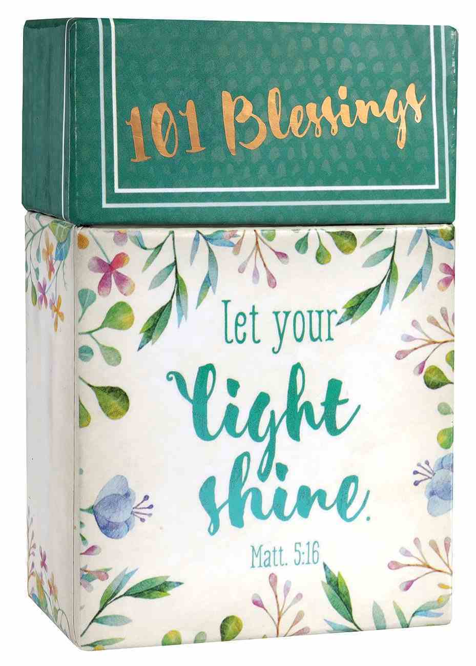 Box of Blessings: 101 Blessings Let Your Light Shine, Floral Box