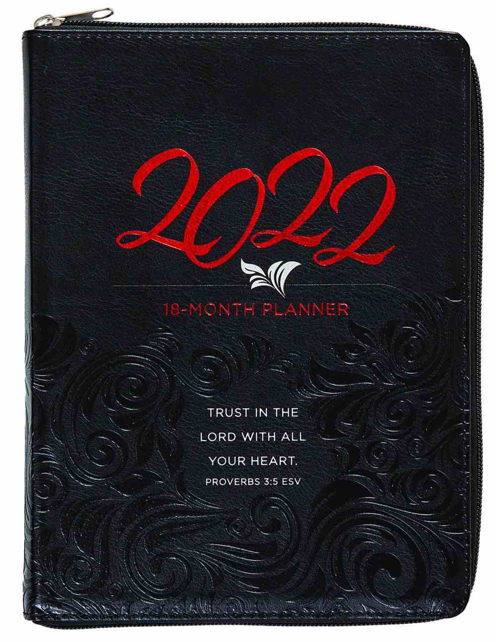 2021-2022 18 Month Diary/Planner: Trust in the Lord Ziparound Imitation Leather