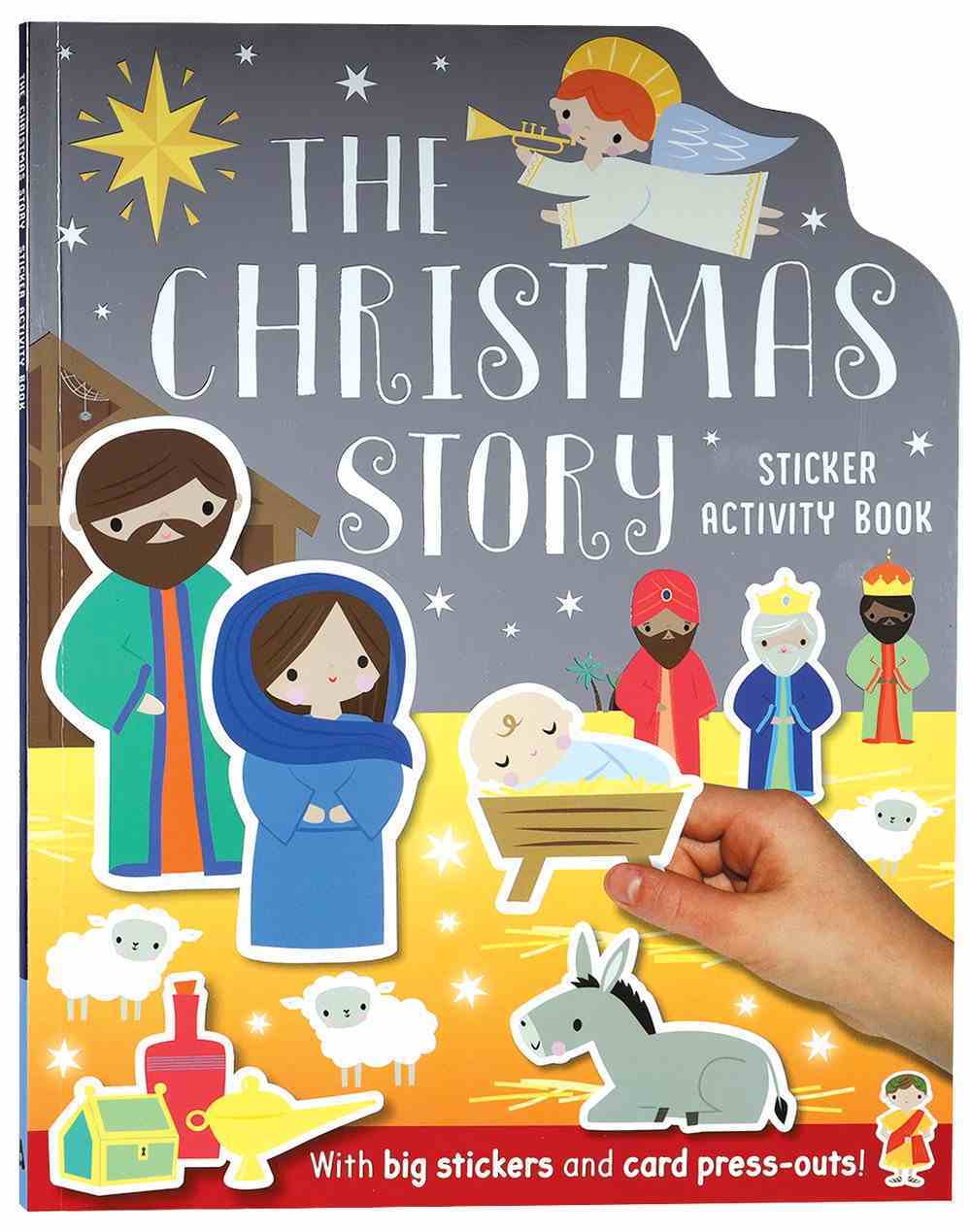 The Christmas Story Sticker Activity Book: With Big Stickers and Card Press Outs Paperback