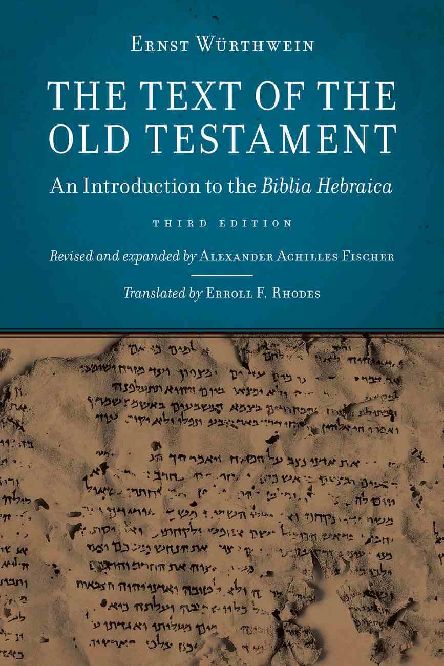 The Text of the Old Testament Paperback