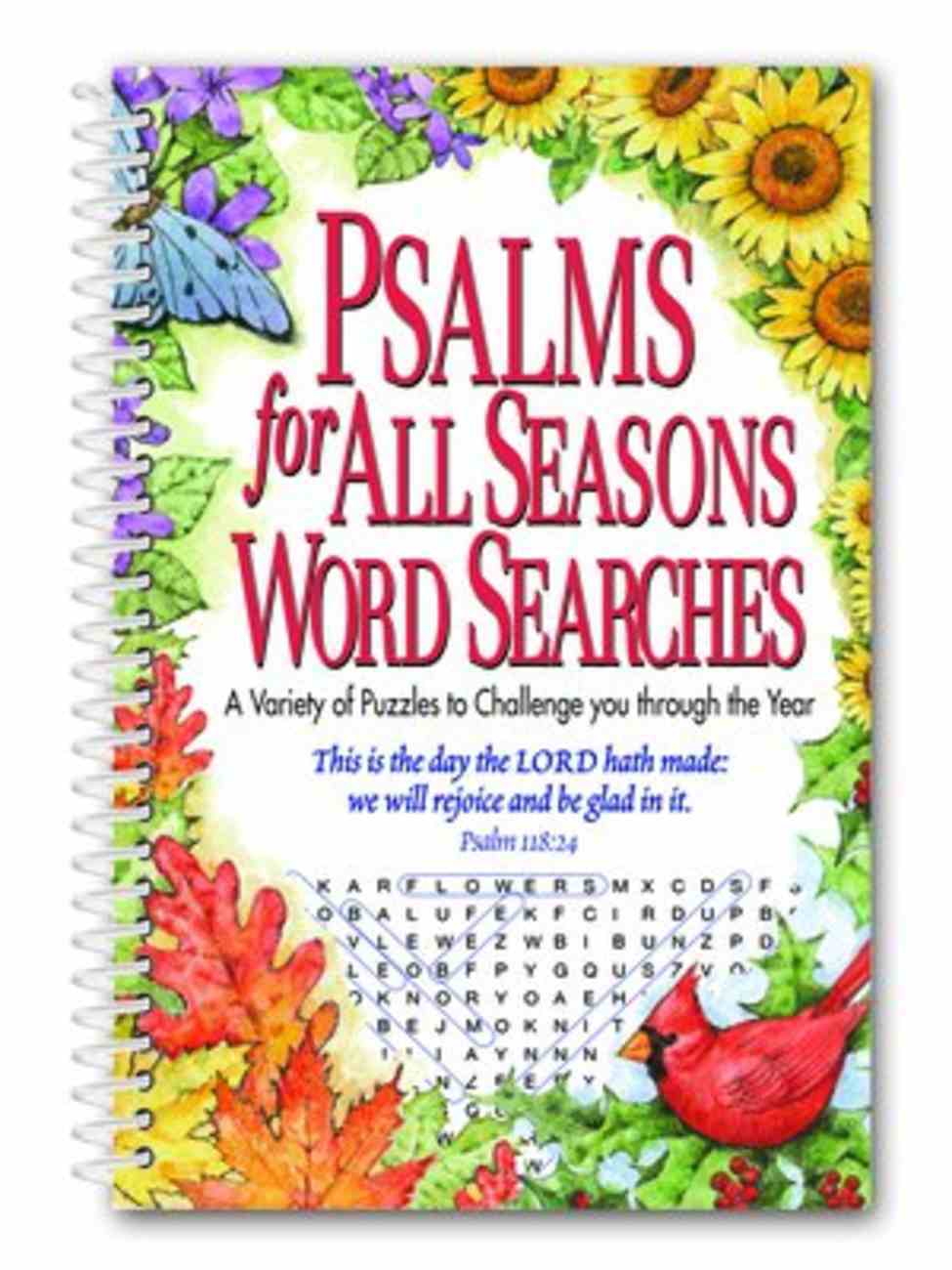 Psalms For All Seasons Word Searches Spiral