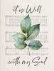 Tabletop Decor : It is Well With My Soul (Pine) (Vintage Praise Series) Homeware - Thumbnail 0