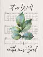 Tabletop Decor : It is Well With My Soul (Pine) (Vintage Praise Series) Homeware - Thumbnail 0