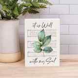 Tabletop Decor : It is Well With My Soul (Pine) (Vintage Praise Series) Homeware - Thumbnail 2