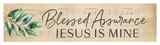Tabletop Decor : Blessed Assurance Jesus is Mine (Pine) (Vintage Praise Series) Homeware - Thumbnail 0