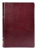 NIV Thinline Reference Bible Large Print Burgundy (Red Letter Edition) Bonded Leather - Thumbnail 0