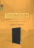 KJV Thompson Chain-Reference Bible Large Print Black (Red Letter Edition) Bonded Leather - Thumbnail 2