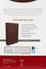 NKJV Thinline Bible Brown Thumb Indexed (Red Letter Edition) Premium Imitation Leather - Thumbnail 1