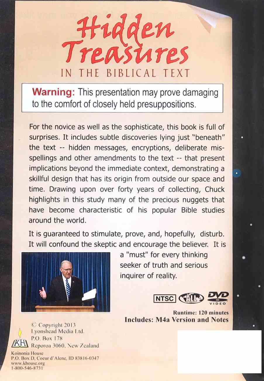 Hidden Treasures in the Biblical Text #01 DVD