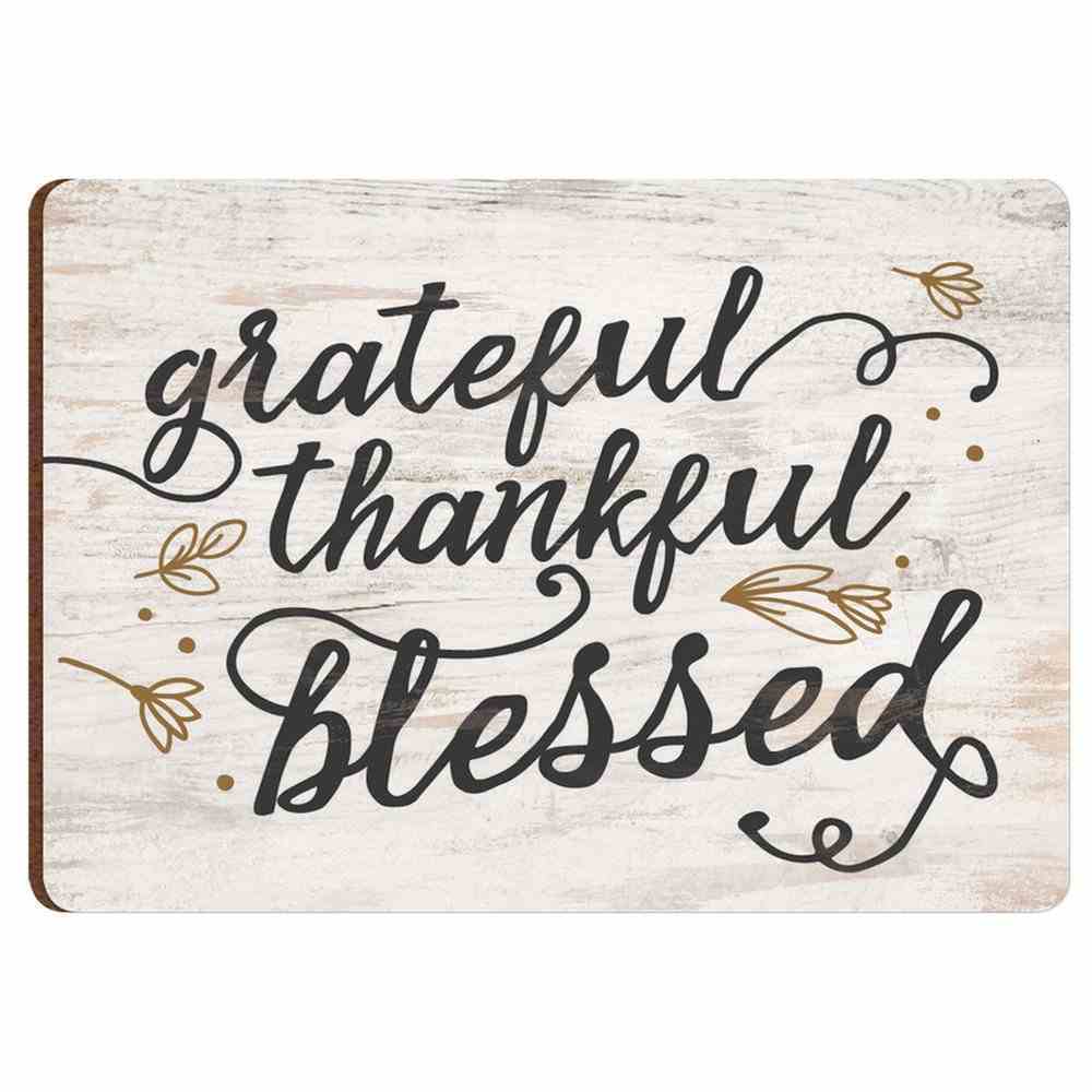 Magnet: Grateful Thankful Blessed Novelty