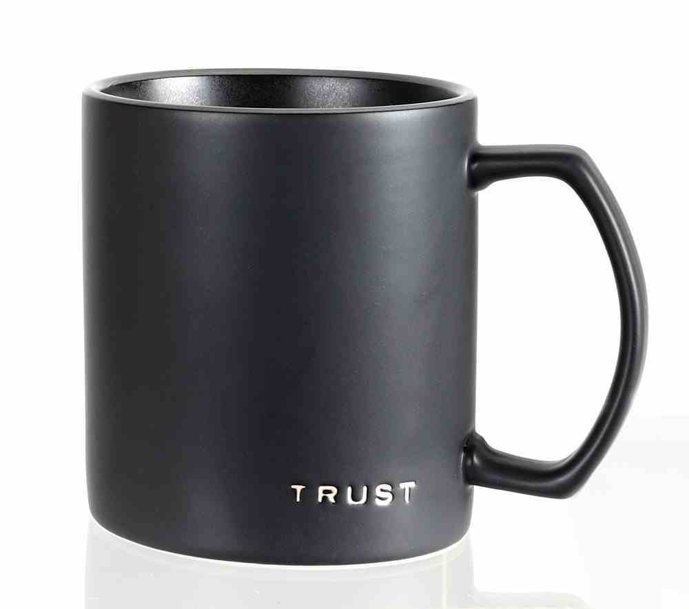 Ceramic Mug : Trust (Prov 3:5-6) Black (532ml) (Simply Yours Collection) Homeware