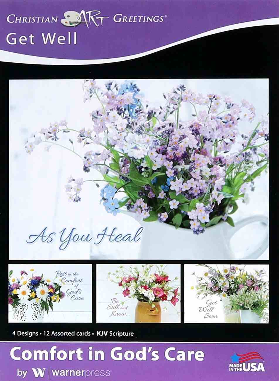 Boxed Cards: Get Well - Comfort in God's Care (Kjv) Box