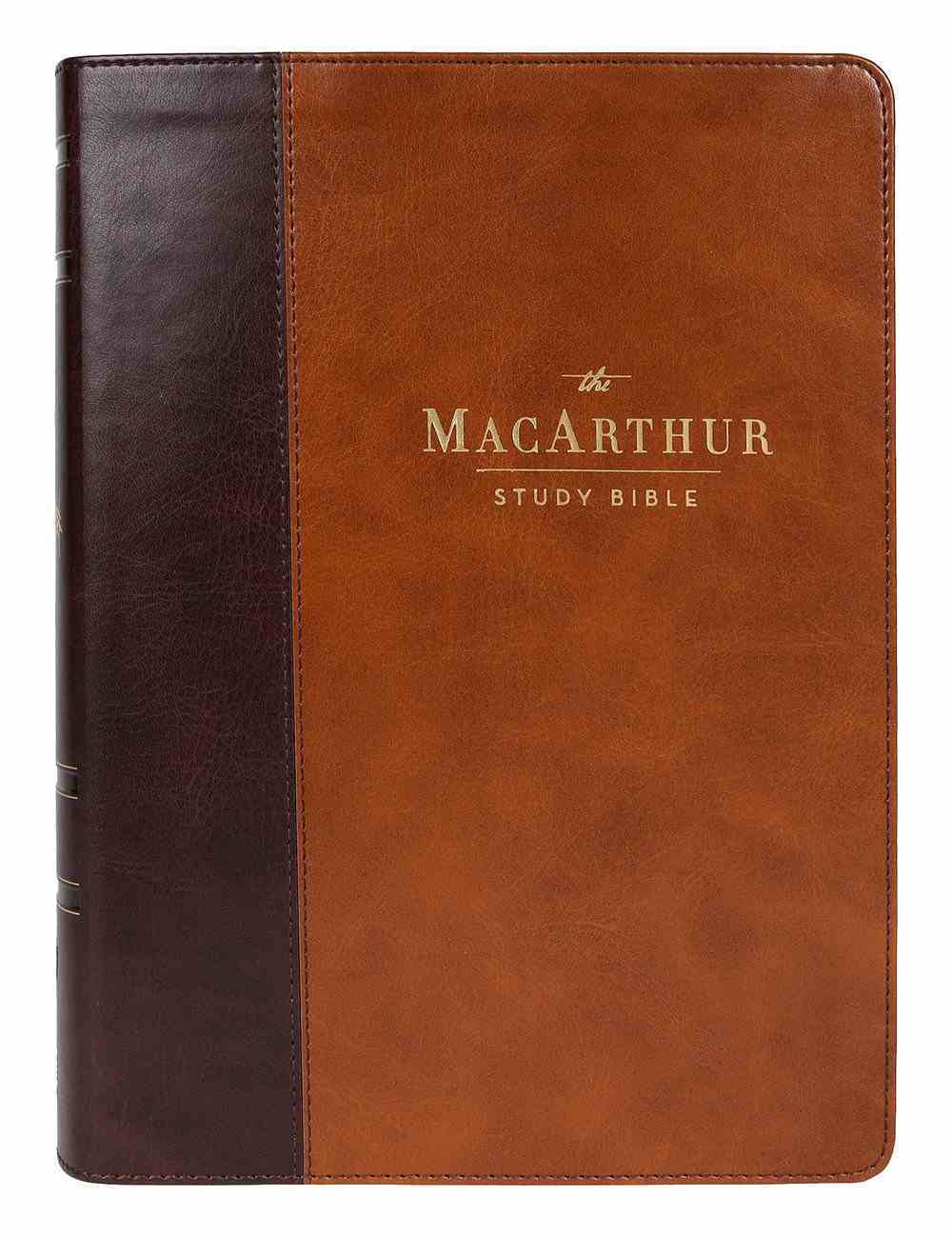 ESV Macarthur Study Bible 2nd Edition Brown Thumb Indexed (Black Letter ...