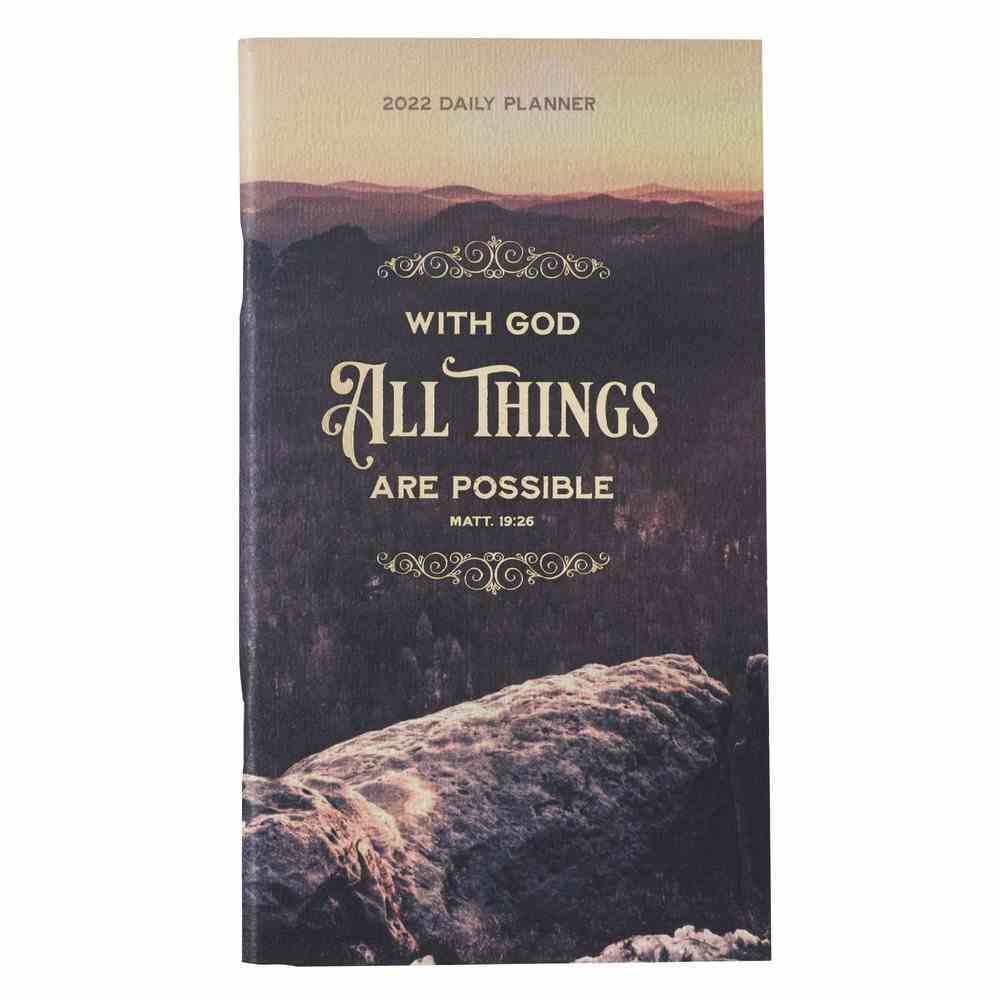 2021-2023 24-Month Daily Diary/Planner: With God All Things Are Possible (Sept. 2021 To August 2023) Paperback