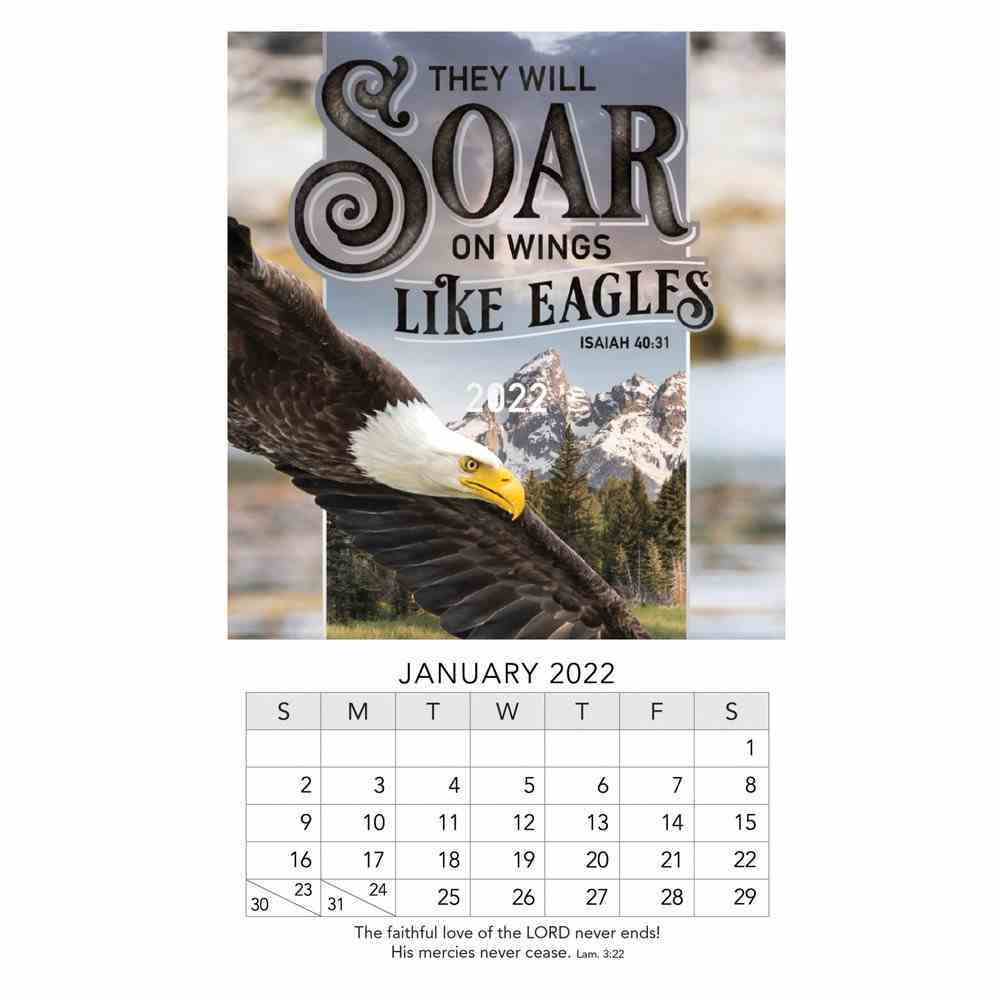 2022 Mini Magnetic Calendar: Soar Like Eagles Calendar
