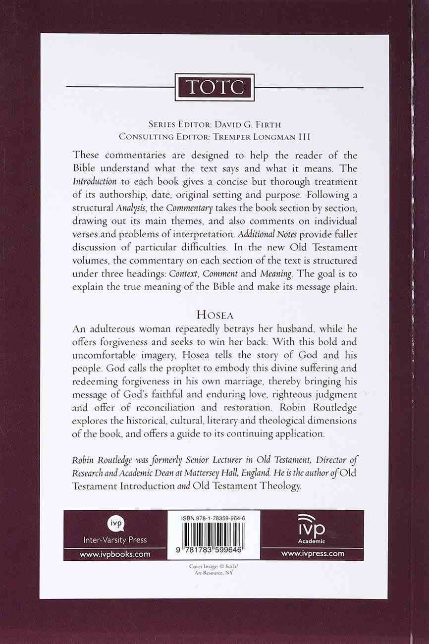 Hosea: An Introduction and Commentary (Tyndale Old Testament Commentary (2020 Edition) Series) Paperback