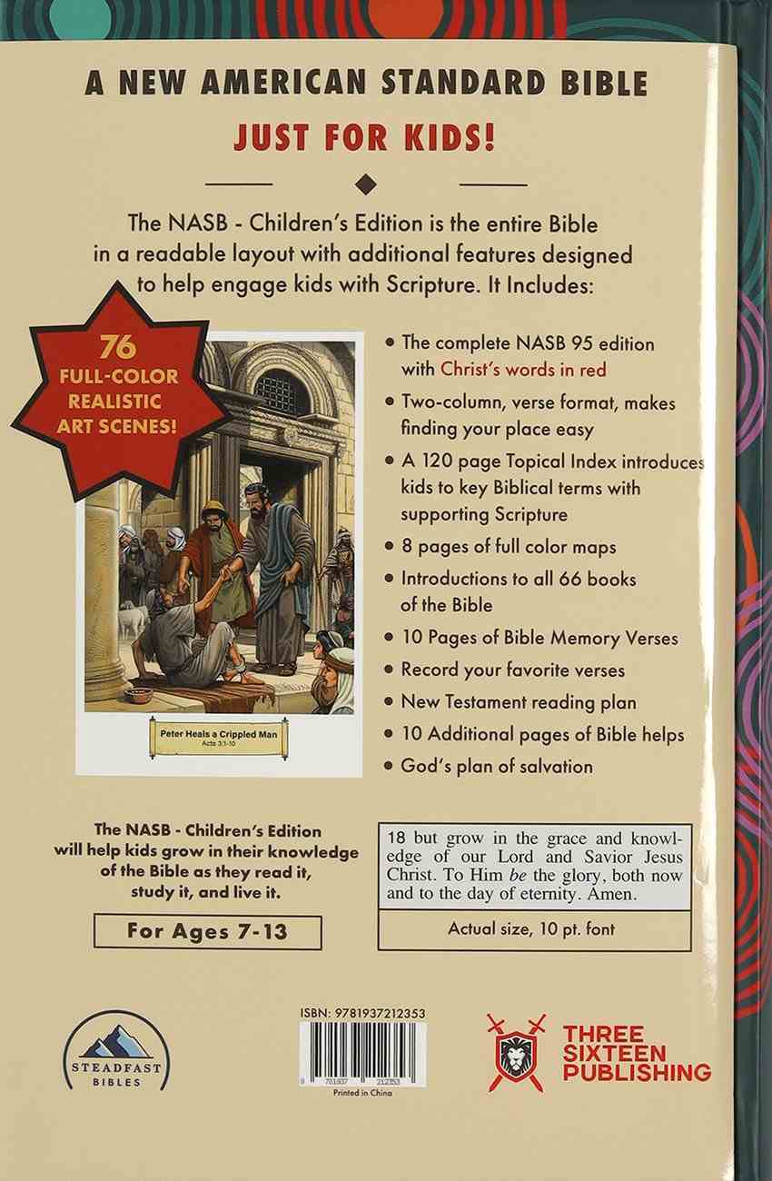 NASB Holy Bible Children's Edition (Red Letter Edition) Hardback