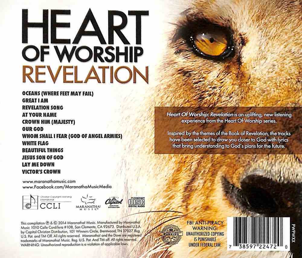 Ccli Heart of Worship - Revelation (Heart Of Worship Series) CD
