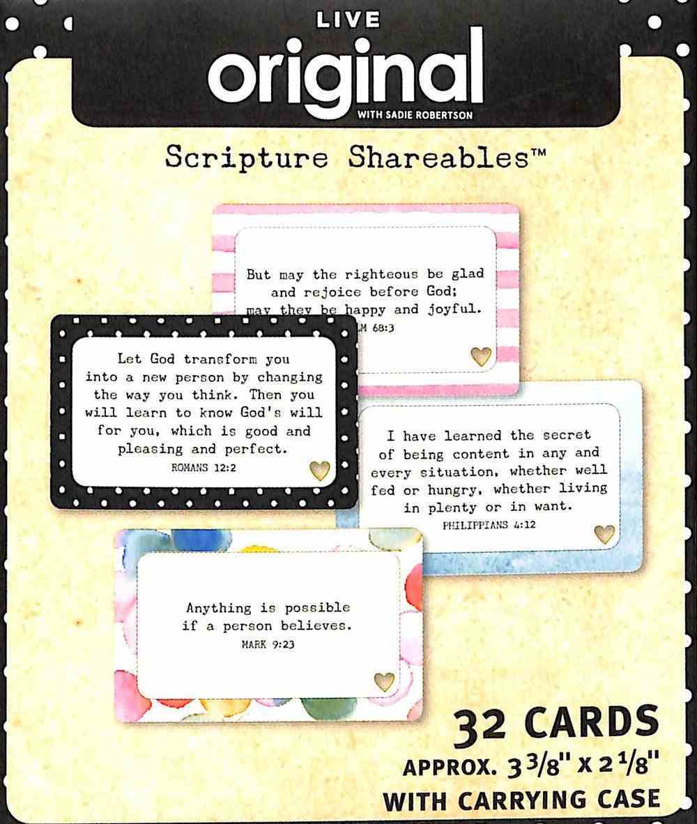 Scripture Shareables: Live Original (Sadie Robertson Gift Products Series) Box