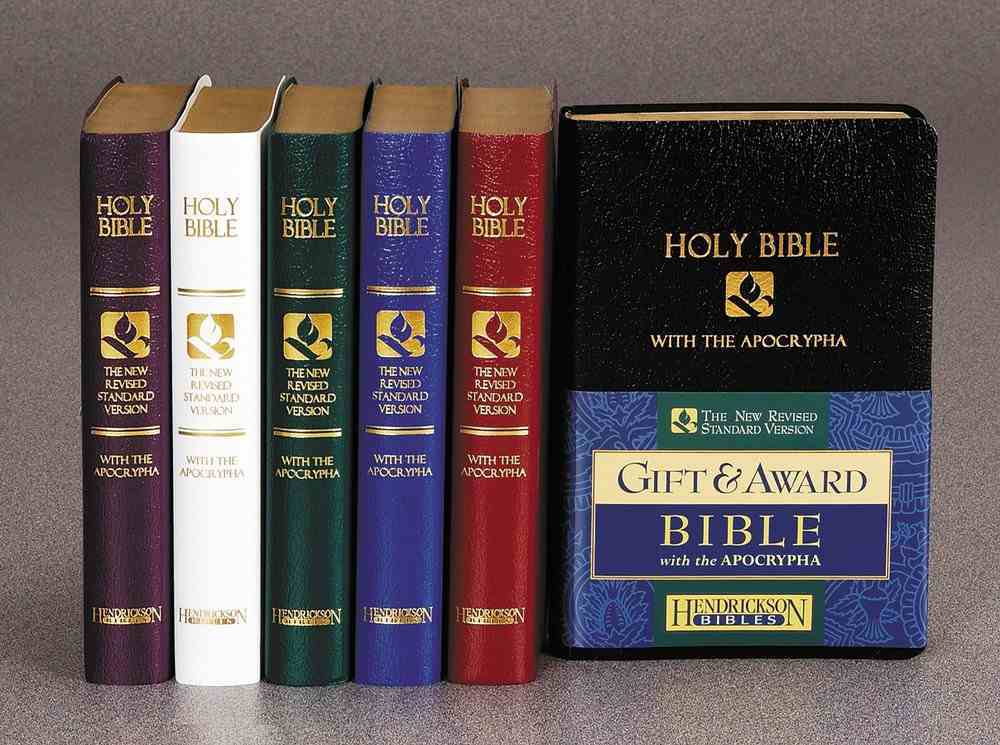 NRSV Gift & Award Bible With Apocrypha White Imitation Leather