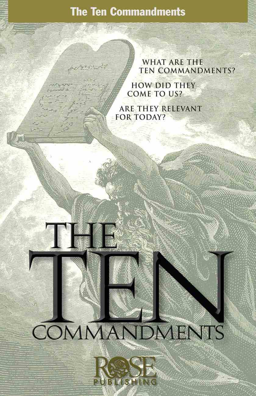 The Ten Commandments (Rose Guide Series) Pamphlet