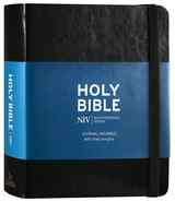 NIV Journalling Bible Black Elastic Strap Anglicised Text Hardback - Thumbnail 0