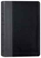 NIV Personal Size Bible Large Print Black (Red Letter Edition) Premium Imitation Leather - Thumbnail 0