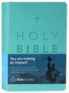 NIV Colour Burst Bible Large Print Mint Premium Imitation Leather