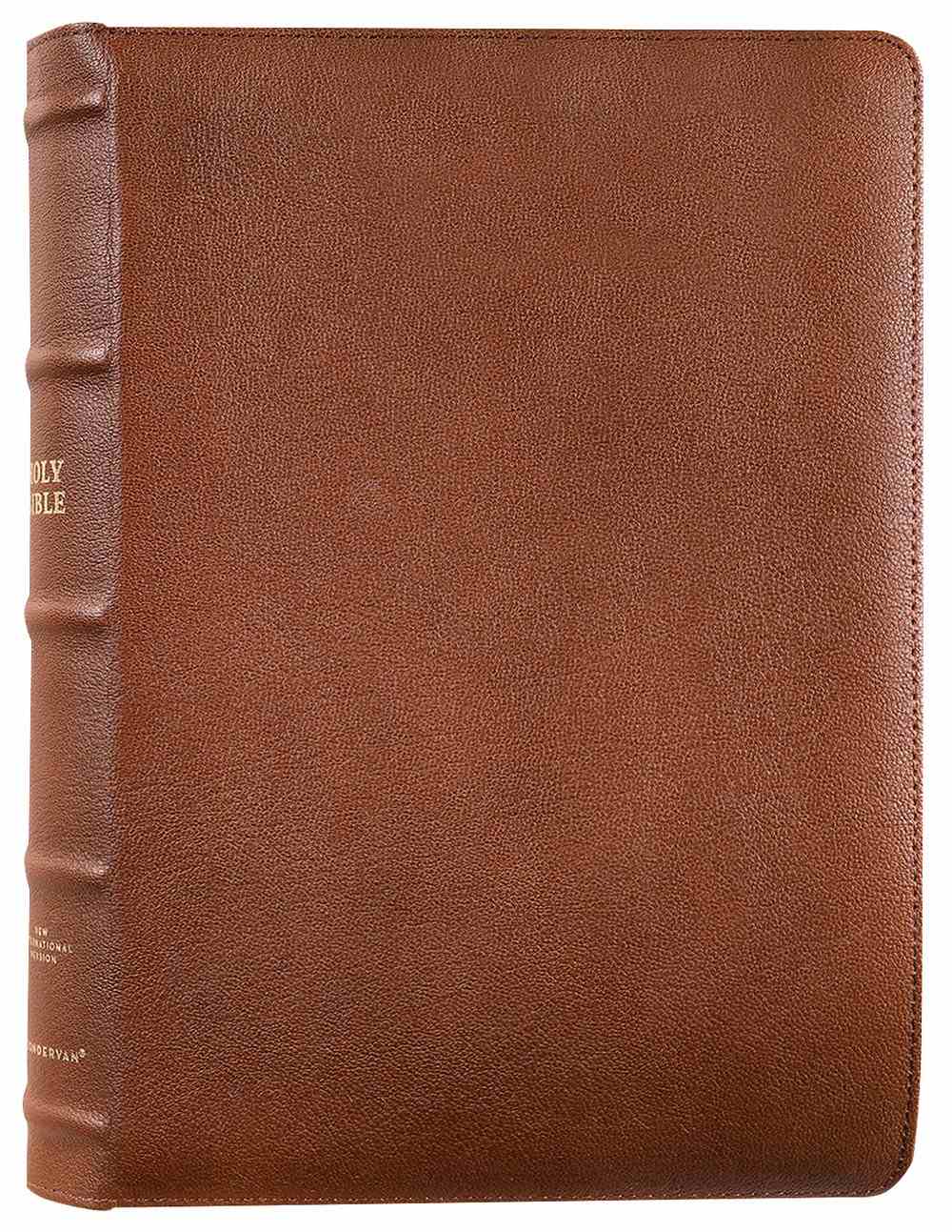 NIV Side-Column Reference Bible Wide Margin Brown Premier Collection By ...