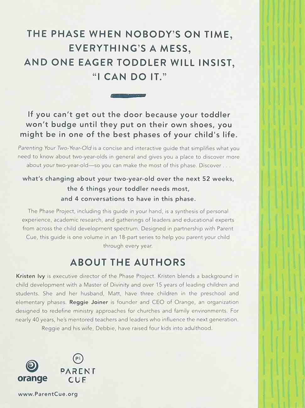 Parenting Your Two Year Old: A Guide to Making the Most of the "I Can Do It" Phase Paperback