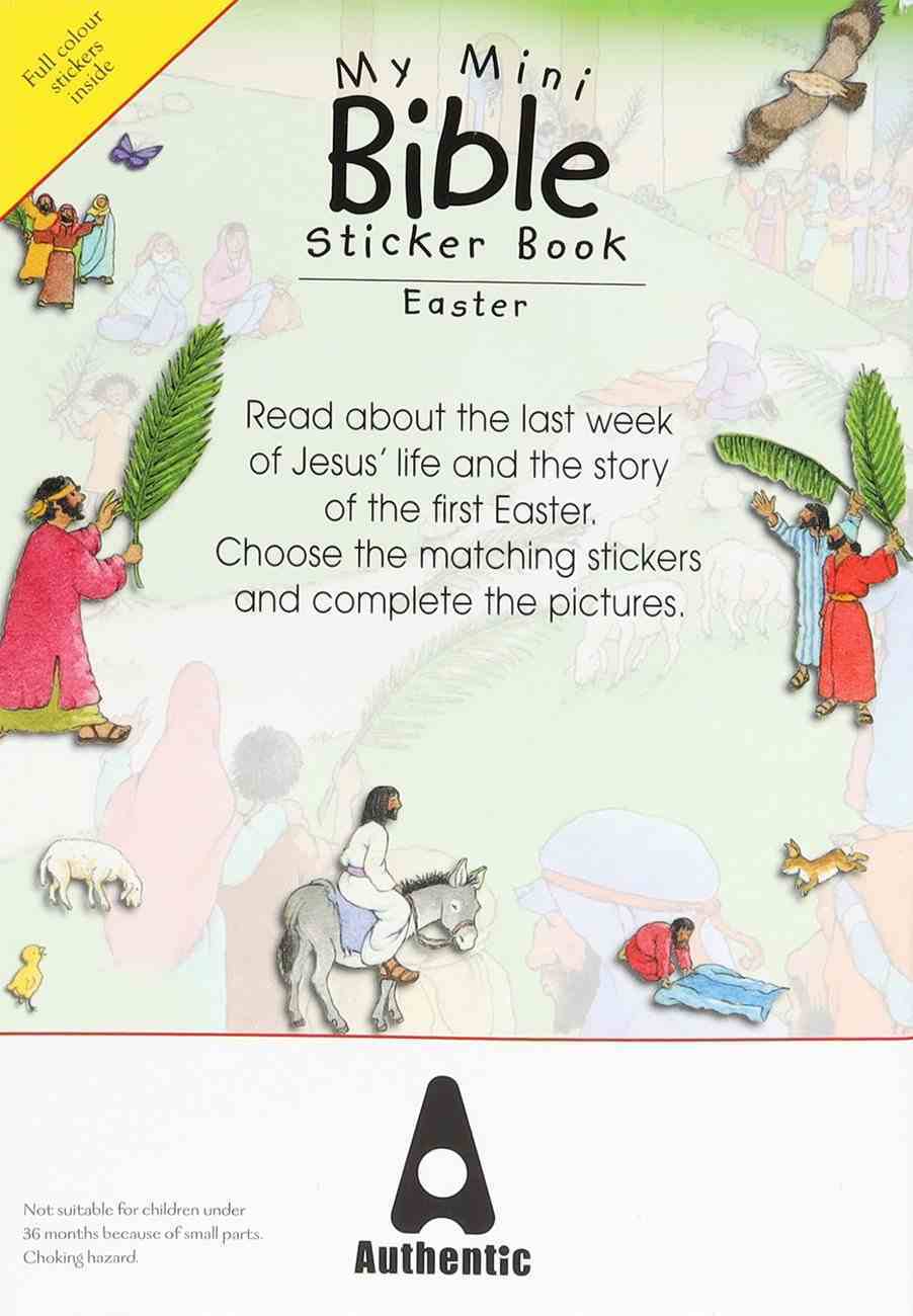My Mini Bible Sticker Book: Easter Paperback